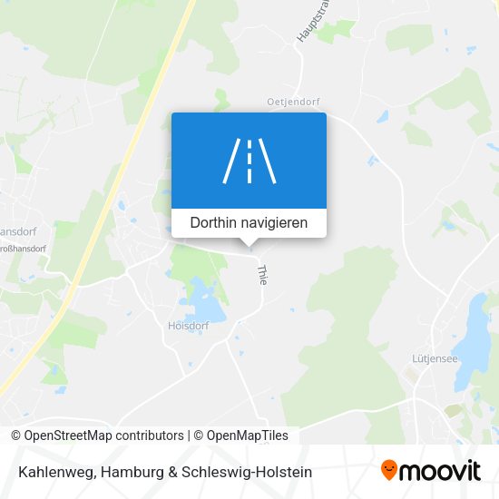 Kahlenweg Karte