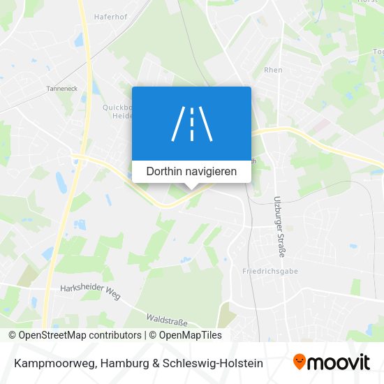 Kampmoorweg Karte