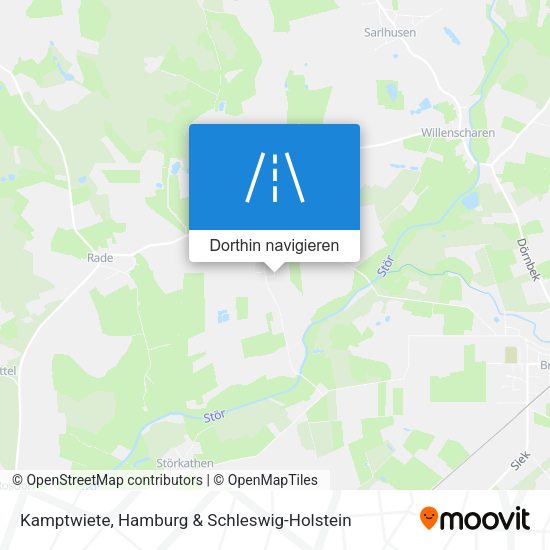 Kamptwiete Karte