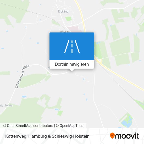 Kattenweg Karte