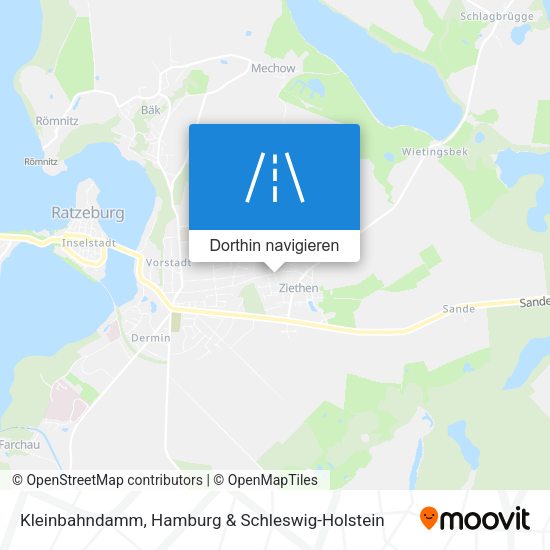 Kleinbahndamm Karte