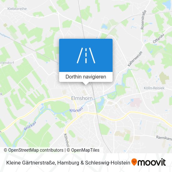Kleine Gärtnerstraße Karte