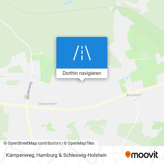 Kämpenweg Karte