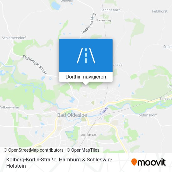 Kolberg-Körlin-Straße Karte