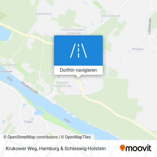 Krukower Weg Karte