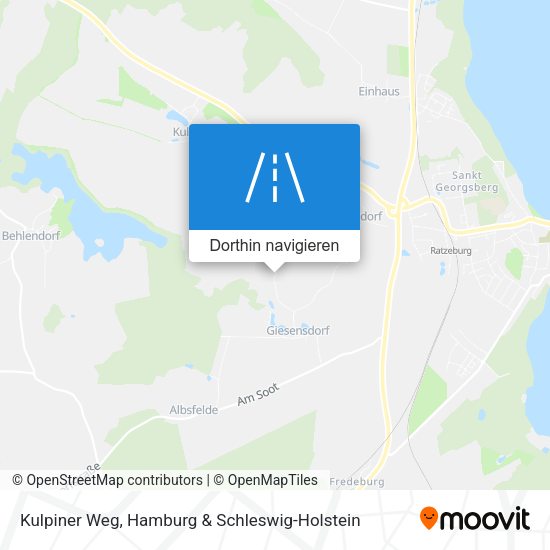 Kulpiner Weg Karte