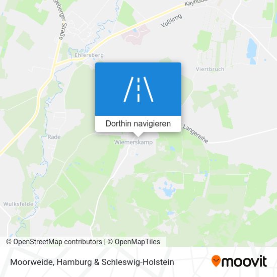 Moorweide Karte