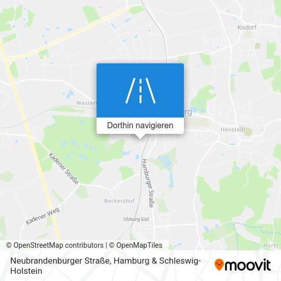 Neubrandenburger Straße Karte