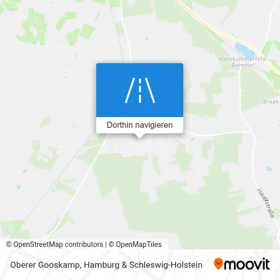 Oberer Gooskamp Karte