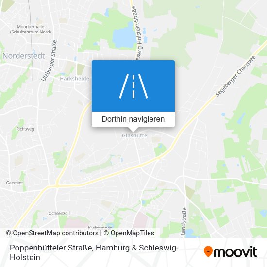Poppenbütteler Straße Karte