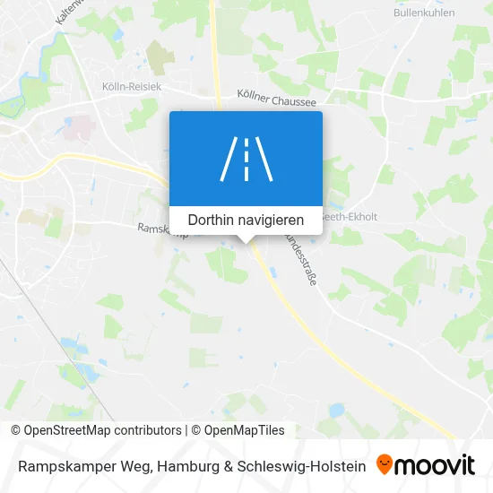 Rampskamper Weg Karte