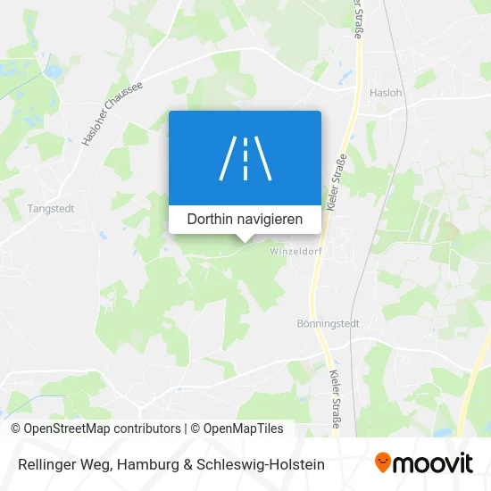 Rellinger Weg Karte