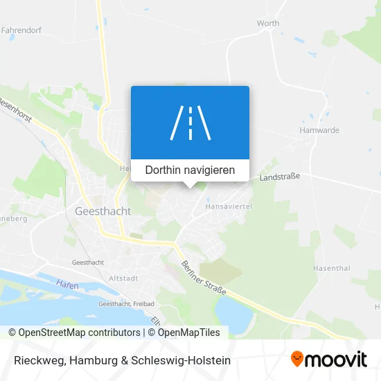 Rieckweg Karte