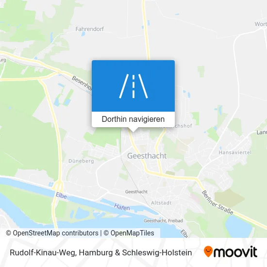 Rudolf-Kinau-Weg Karte