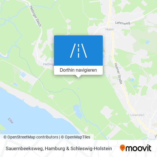 Sauernbeeksweg Karte