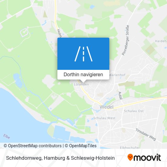 Schlehdornweg Karte