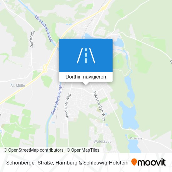 Schönberger Straße Karte