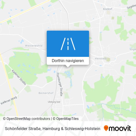 Schönfelder Straße Karte