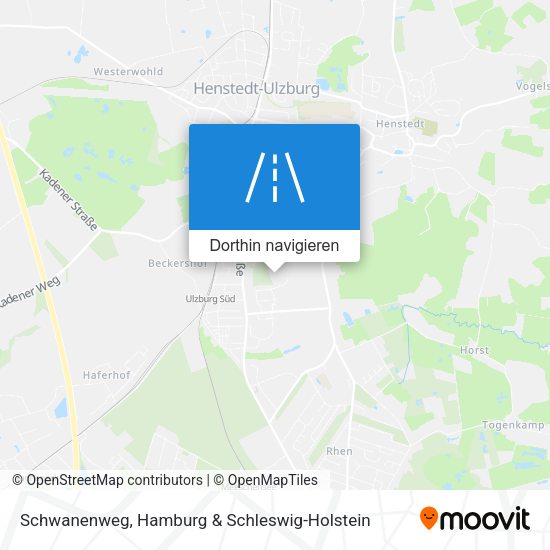 Schwanenweg Karte