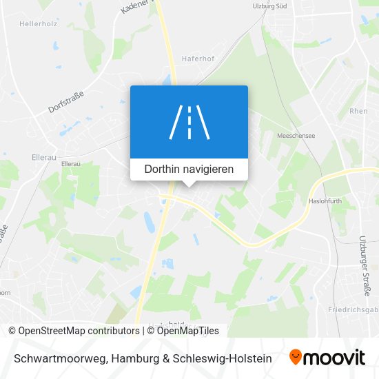 Schwartmoorweg Karte