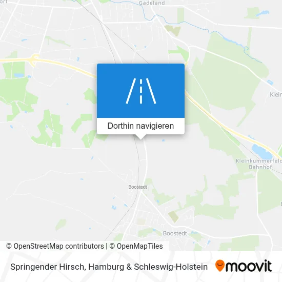 Springender Hirsch Karte