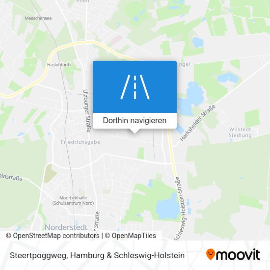 Steertpoggweg Karte