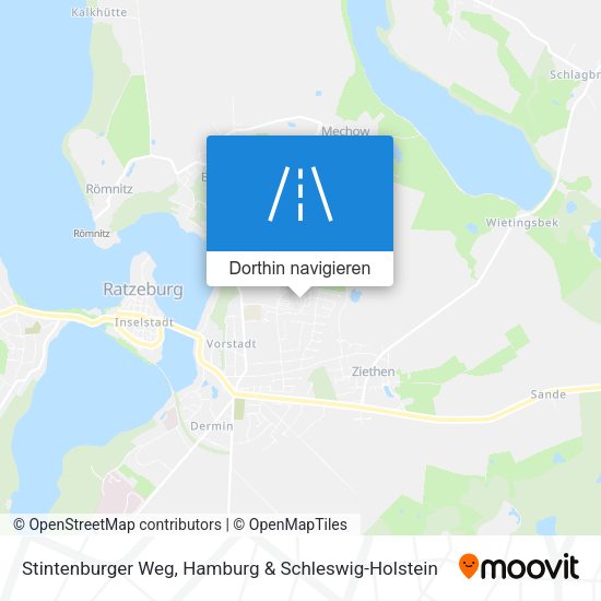 Stintenburger Weg Karte