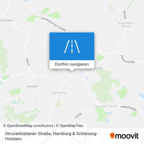 Struvenhüttener Straße Karte
