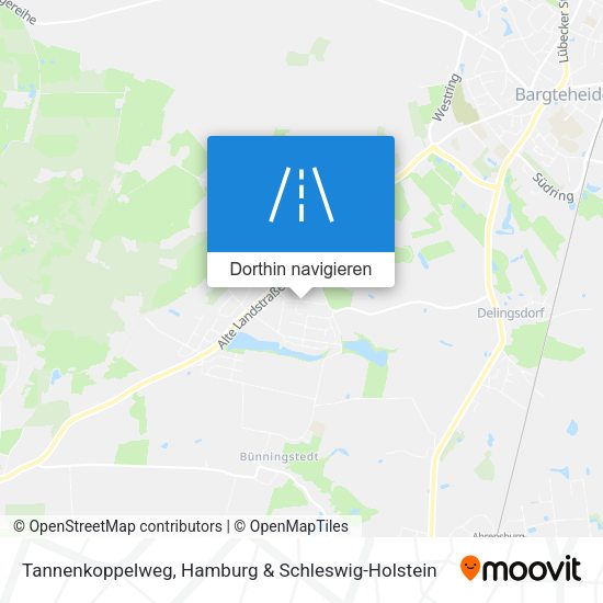 Tannenkoppelweg Karte