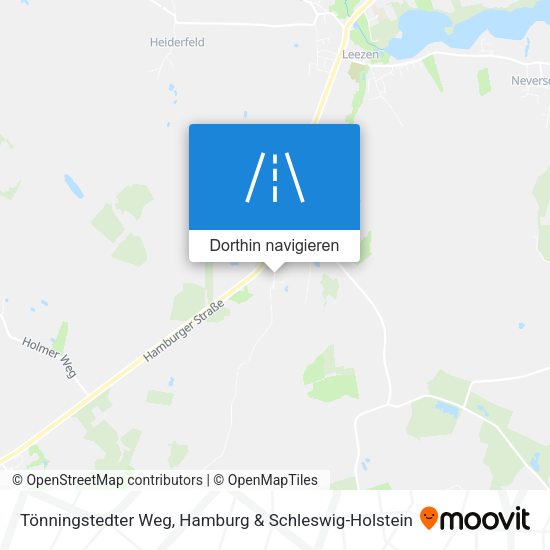 Tönningstedter Weg Karte