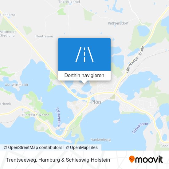 Trentseeweg Karte