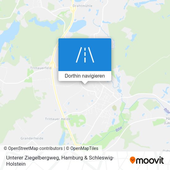 Unterer Ziegelbergweg Karte