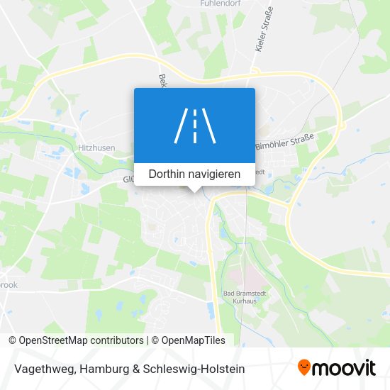 Vagethweg Karte