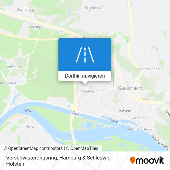 Verschwisterungsring Karte