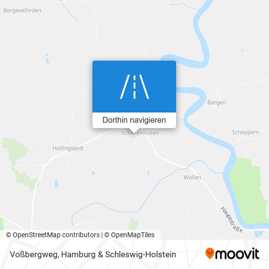 Voßbergweg Karte