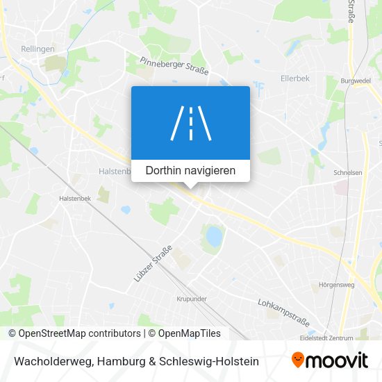 Wacholderweg Karte