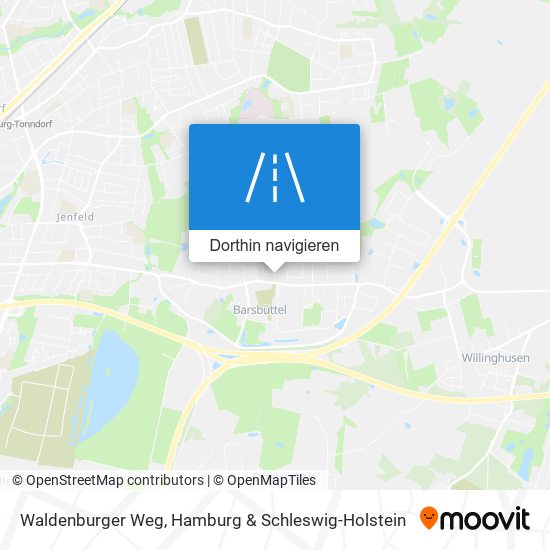 Waldenburger Weg Karte