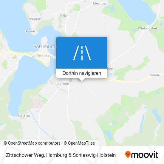 Zittschower Weg Karte