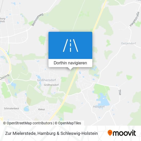 Zur Mielerstede Karte