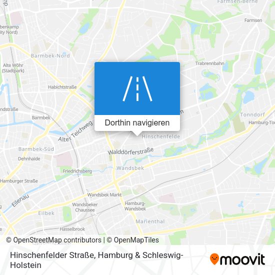 Hinschenfelder Straße Karte