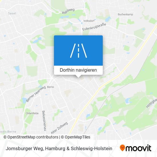 Jomsburger Weg Karte