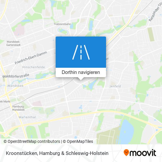 Kroonstücken Karte