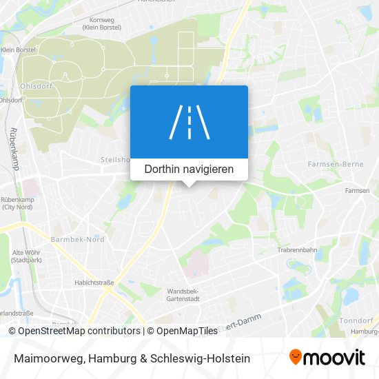 Maimoorweg Karte