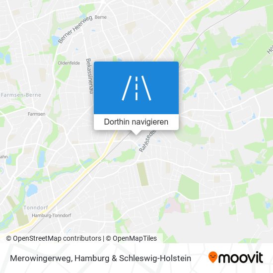 Merowingerweg Karte