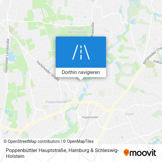 Poppenbüttler Hauptstraße Karte