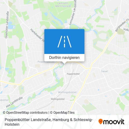 Poppenbüttler Landstraße Karte