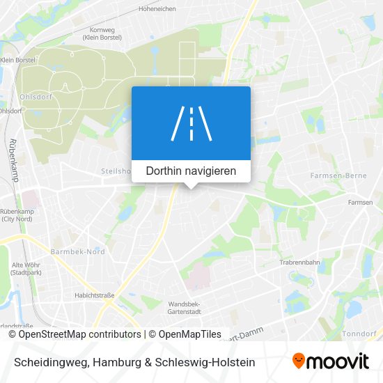 Scheidingweg Karte