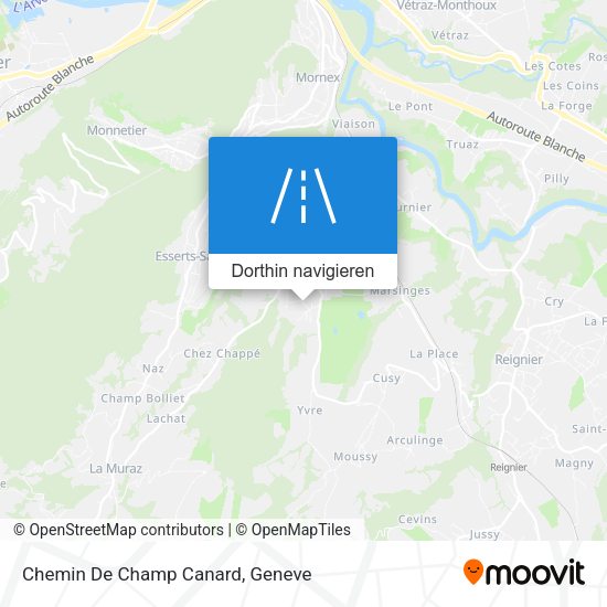 Chemin De Champ Canard Karte