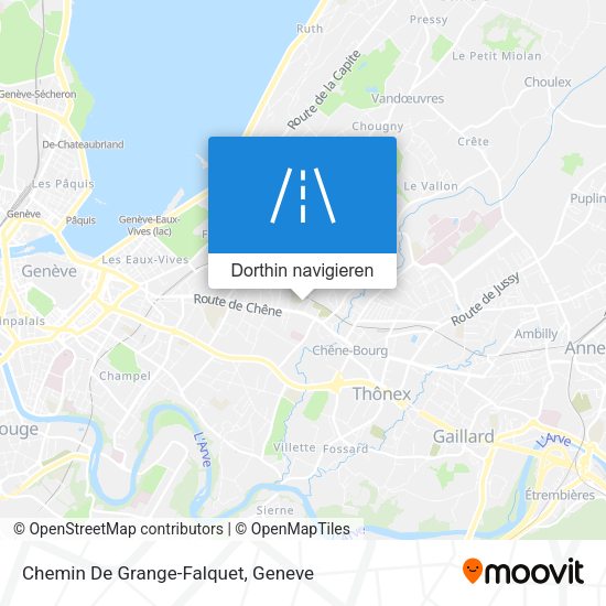 Chemin De Grange-Falquet Karte