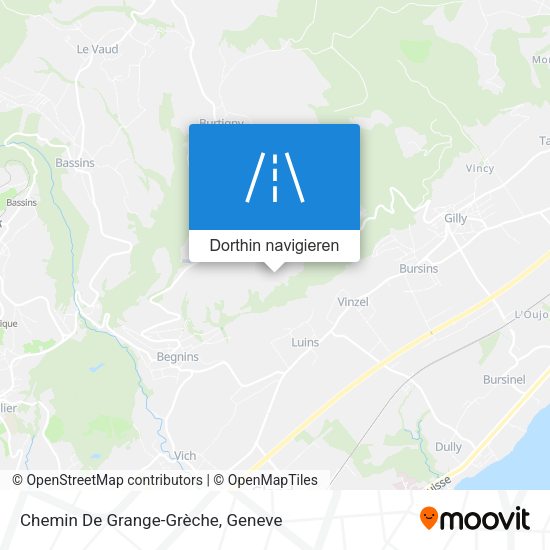 Chemin De Grange-Grèche Karte
